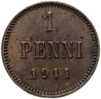купить 1 пенни (penni) 1911 Российская Финляндия