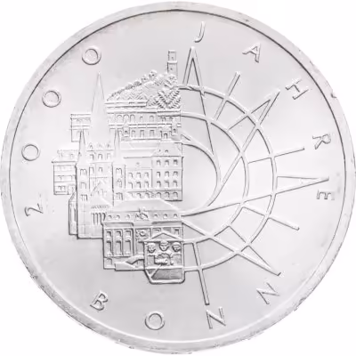 купить Германия 10 марок (deutsche mark) 1989 2000 лет городу Бонн