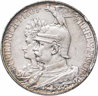 купить Германия (Империя) 2 марки (mark) 1901 "200 лет Пруссии"