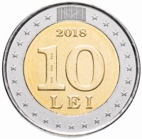 Купить Молдова 10 лей 2018 25 лет национальной валюте
