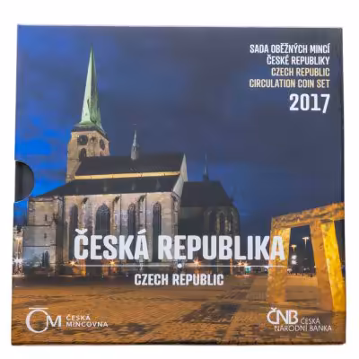 купить Чехия годовой набор 2017 (7 монет в буклете)