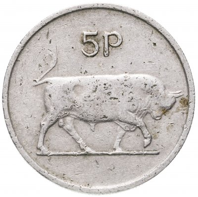 купить Ирландия 5 пенсов (pence) 1975