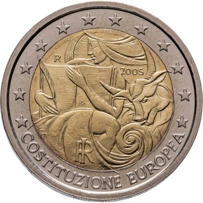 купить Италия 2 евро (euro) 2005 "Годовщина принятия конституции Европейского Союза"