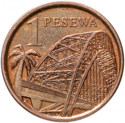 купить Гана 1 песева (pesewa) 2007