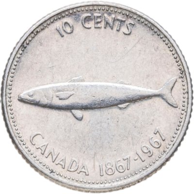 купить Канада 10 центов (cents) 1967 "100 лет Конфедерации Канада"
