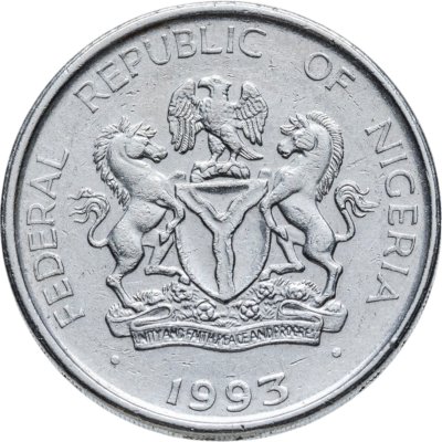 купить Нигерия 1 найра (naira) 1991-1993 случайный год