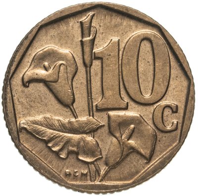 купить ЮАР 10 центов (cents) 1996
