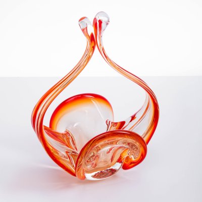 купить Ваза для конфет из двуцветного стекла, стекло, СССР, 1970-1990 гг.