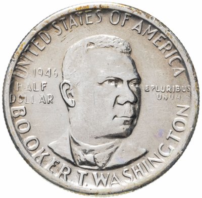 купить США 50 центов (1/2 доллара, half dollar) 1946 S Букер Талиафер Вашингтон знак монетного двора: "S" - Сан-Франциско