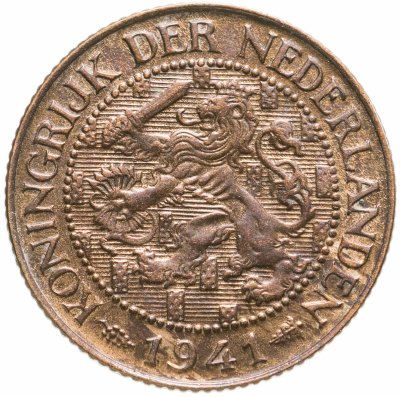 купить Нидерланды 1 цент (cent) 1941