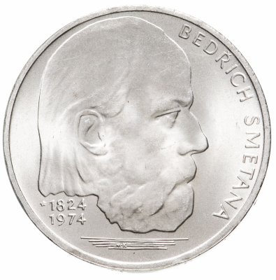 купить Чехословакия 100 крон (korun) 1974 "150 лет со дня рождения Бедржиха Сметаны"