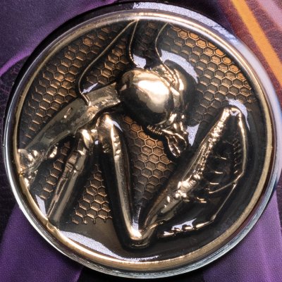 купить Австралия жетон 2009 "Микромонстры - богомол" Конверт гашения первого дня с маркой