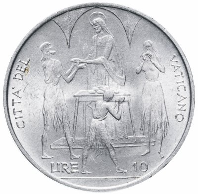 купить Ватикан 10 лир (lire) 1968