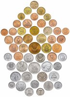 купить Набор начинающего нумизмата из 50 монет (1-й вариант) UNC