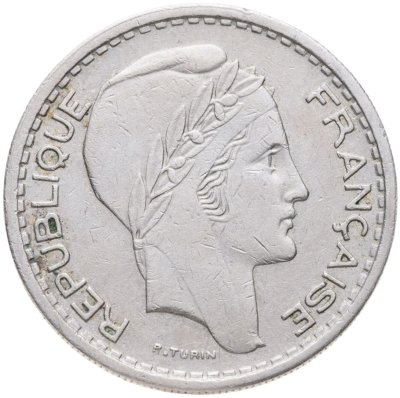 купить Франция 10 франков (francs) 1948 B знак монетного двора: "B" - Бомон-ле-Роже