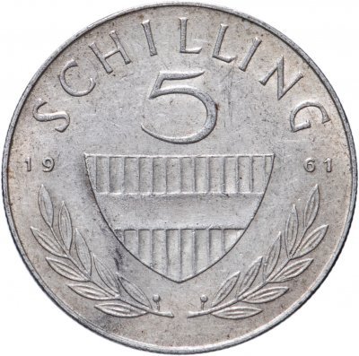 купить Австрия 5 шиллингов (shillings) 1961
