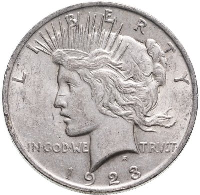 купить США 1 dollar (доллар) 1922-1928 Мирный доллар (Peace dollar)