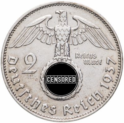 купить Германия (Третий рейх) 2 рейхсмарки (reichsmark) 1937 "Е"-Мульденхюттен