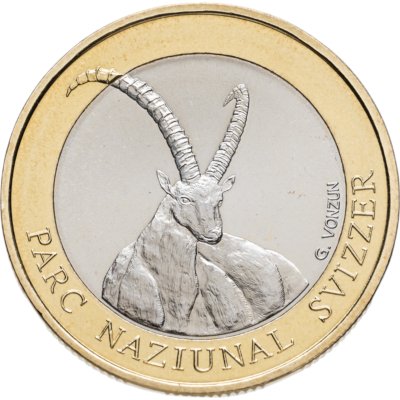 купить Швейцария 10 франков (francs) 2007 "Швейцарский национальный парк - горный козёл"