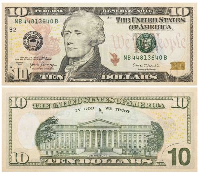 купить США 10 долларов 2017