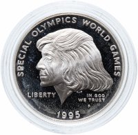 купить США 1 доллар (dollar) 1995 P Proof Special Olympics (Специальные Олимпийские игры)