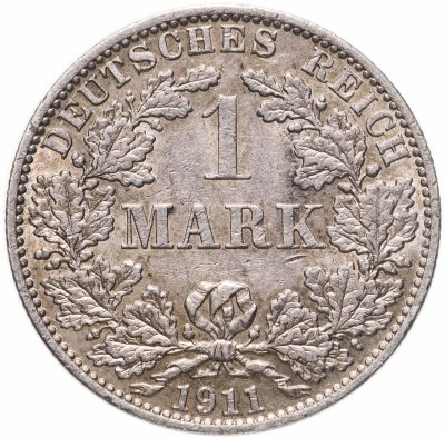 купить Германия 1 марка (mark) 1911 A знак монетного двора: "A" - Берлин