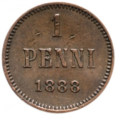 купить Финляндия 1 пенни (penny) 1888