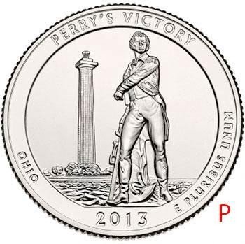 купить США 25 центов (квотер) 2013 P — Международный мемориал мира