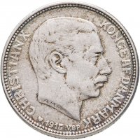 купить Дания 1 крона 1915 Христиан X