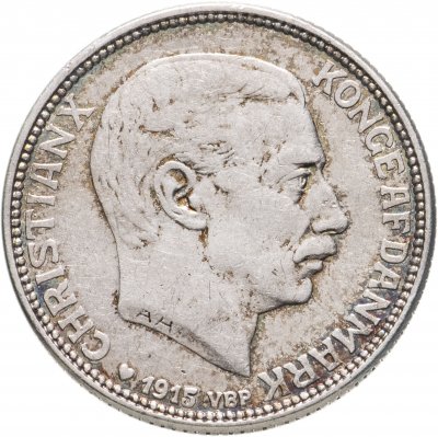 купить Дания 1 крона 1915 Христиан X