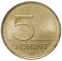 купить Венгрия 5 форинтов (forint) 1992-2019