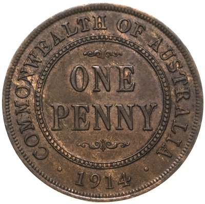 купить Австралия 1 пенни (penny) 1914