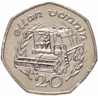 купить Остров Мэн 20 пенсов (pence) 1989