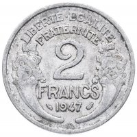 купить Франция 2 франка 1947 г.