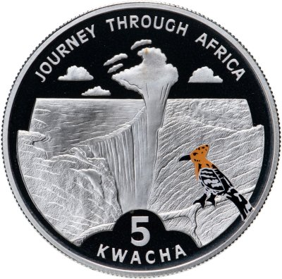 купить Малави 5 квача 2006 Proof "Путешествие по Африке - Водопад Виктория"