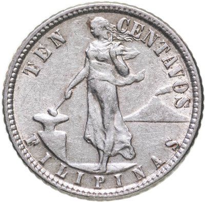 купить Филиппины 10 сентаво (centavos) 1945