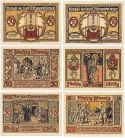 Купить Германия (Тюрингия: Шварца) набор из 6 нотгельдов 1921