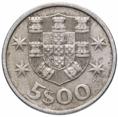 купить Португалия 5 эскудо (escudos) 1963-1986, случайная дата