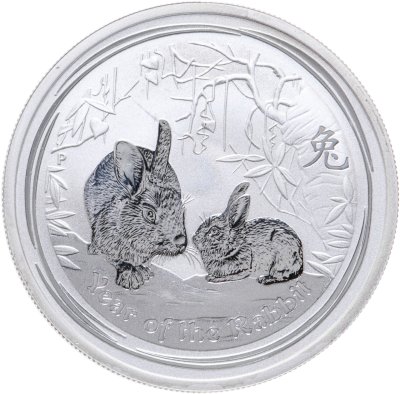купить Австралия 50 центов 2011 «Лунный календарь 2-год кролика»-