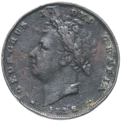 купить Великобритания 1 фартинг (farthing) 1828