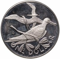 купить Британские Виргинские острова 1 доллар (dollar) 1973