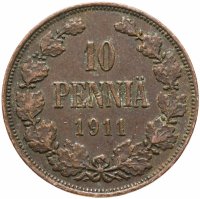 купить 10 пенни (pennia) 1911