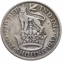 Купить Великобритания 1 шиллинг (shilling) 1932