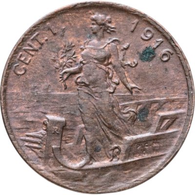 купить Италия 1 чентезимо (centesimo) 1916