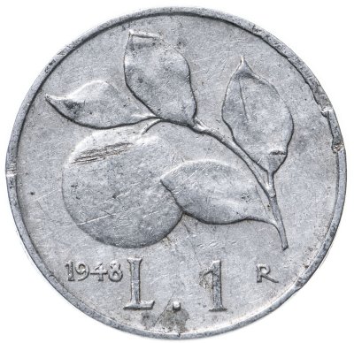 купить Италия 1 лира (lira) 1948