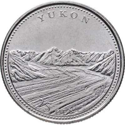 купить Канада 25 центов (cents) 1992 "125 лет Конфедерации Канада - Юкон"