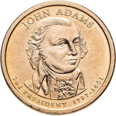 купить США 1 dollar (доллар) 2007 "Джон Адамс (2-й президент США)"