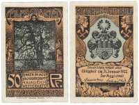 Купить Германия (Ганновер : Целле) 50 пфеннигов 1922 "Люнебургская пустошь" (226.4а/B1)