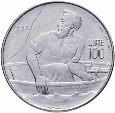 купить Сан-Марино 100 лир (lire) 1972