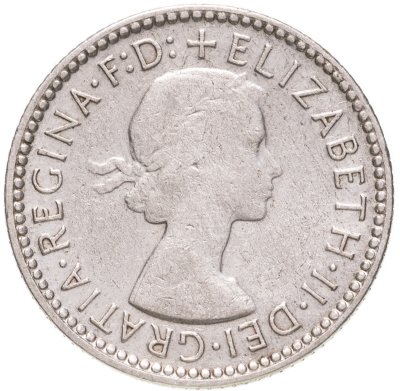 купить Австралия 6 пенсов (pence) 1953-1963, случайный год